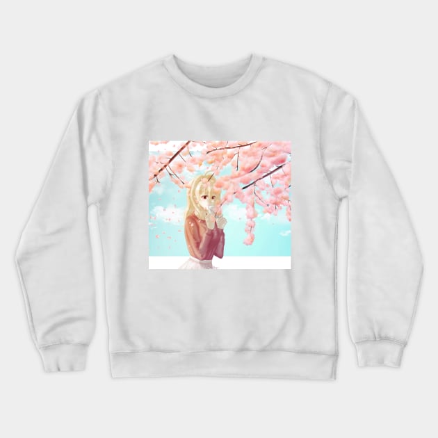 Cherry Blossom (IDOLiSH7) Crewneck Sweatshirt by Lilynee-